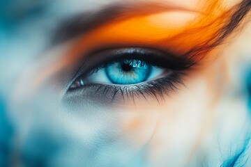 eye of the woman