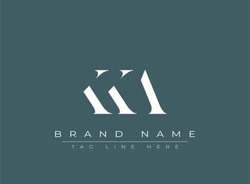 KKA abstract letter logo design. This logo is designed by three abstract letters.