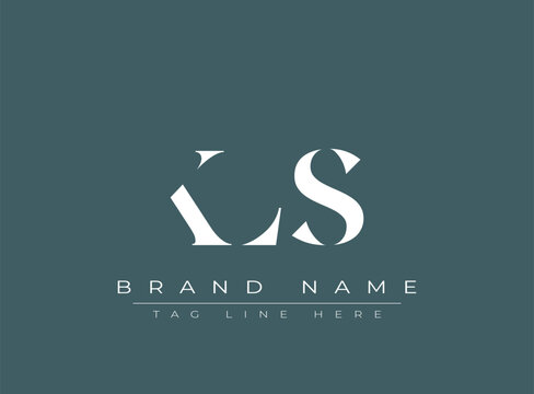 KLS abstract letter logo design. This logo is designed by three abstract letters.