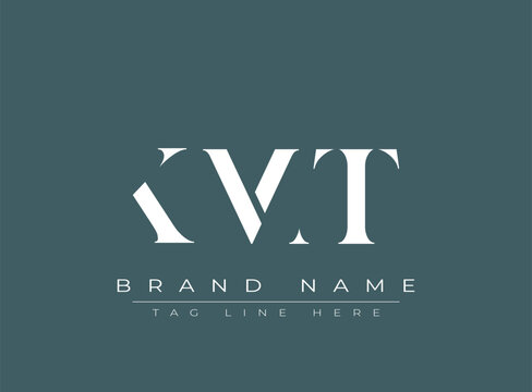 KMT abstract letter logo design. This logo is designed by three abstract letters.