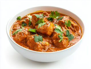 Fototapeta premium Chicken tikka masala isolated