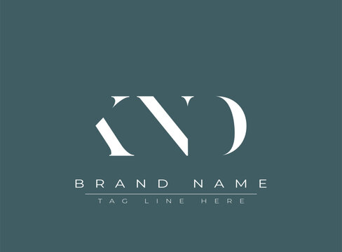 KND abstract letter logo design. This logo is designed by three abstract letters.