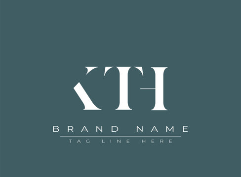 KTH abstract letter logo design. This logo is designed by three abstract letters.