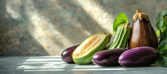 Exotic elegance a minimalist display of african produce textures