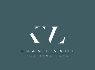 KVL abstract letter logo design. This logo is designed by three abstract letters.