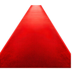 Red carpet, transparent background, PNG