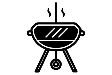 Electric Grill Vector icon