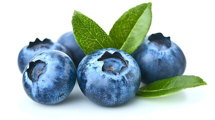 Obraz premium blueberry isolated on white background