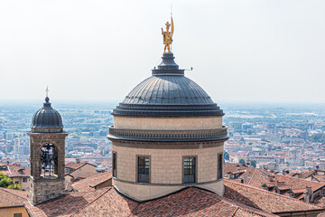 Bergamo Heiliger Alexander auf der Domkuppel