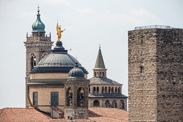 Bergamo Stadtsilhouette 