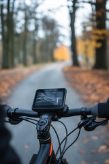  Smart Bike with GPS Navigation on Handlebars