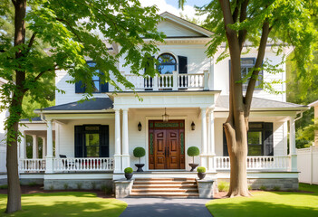 This dream home blends elegance with modern design.