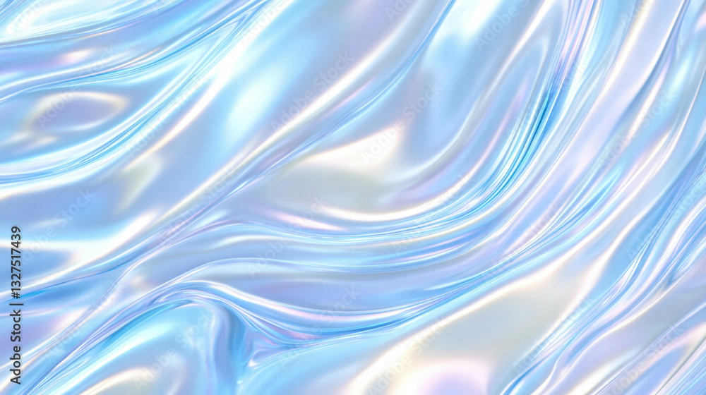 Poster abstract liquid mercury texture with high fidelity metallic background