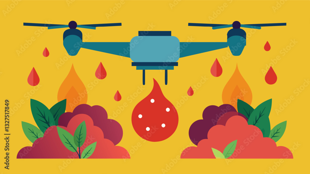 Poster thermal cameras attached to drones can detect heat signatures allowing for early detection of vine d