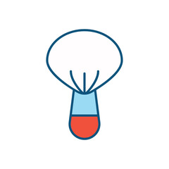 Brush vector icon 