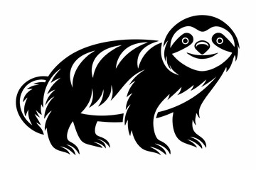 squid line art silhouette vector illustration	