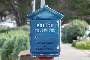 Old Police Phone, San Francisco