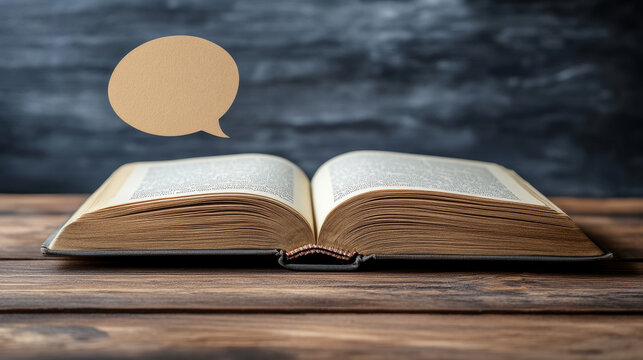 Love reading motivation quote phrases badge logo bubble on book vector illustration.