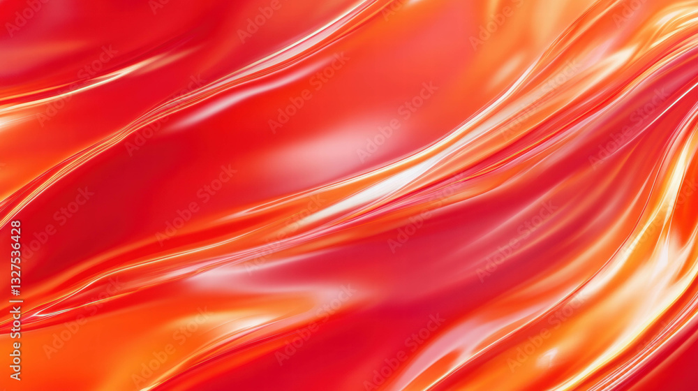Poster Bubbling lava texture with vibrant abstract patterns for dynamic design