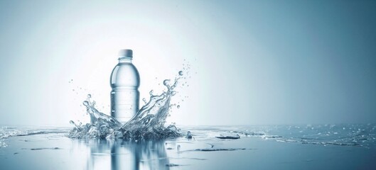 water splash in water