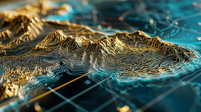 Detailed Cartographic Representation of Earth with Advanced Technology