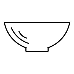 food bowl icon vector illustration