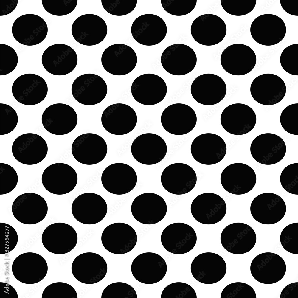 Poster seamless abstract ellipse pattern background design - repeating monochrome vector illustration with 