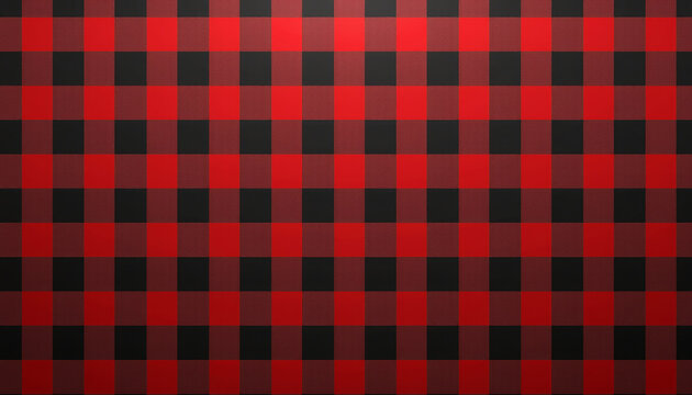 Red buffalo plaid pattern textile background for design or decor use