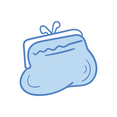 Pruse hand draw doodle  Vector icon