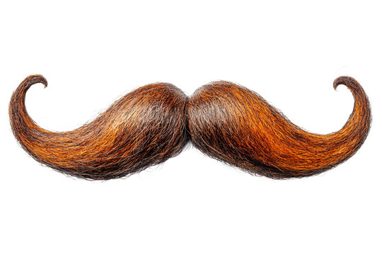 Unique mustache design with a vibrant style