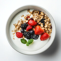 muesli with berries