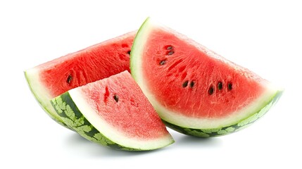 Watermelon on white background
