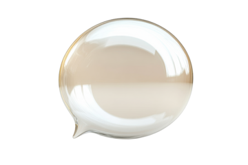 Bubble shape with transparent background for design use