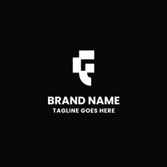 Obraz premium Creative f letter logo