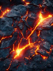 Fototapeta premium Lava Rocks