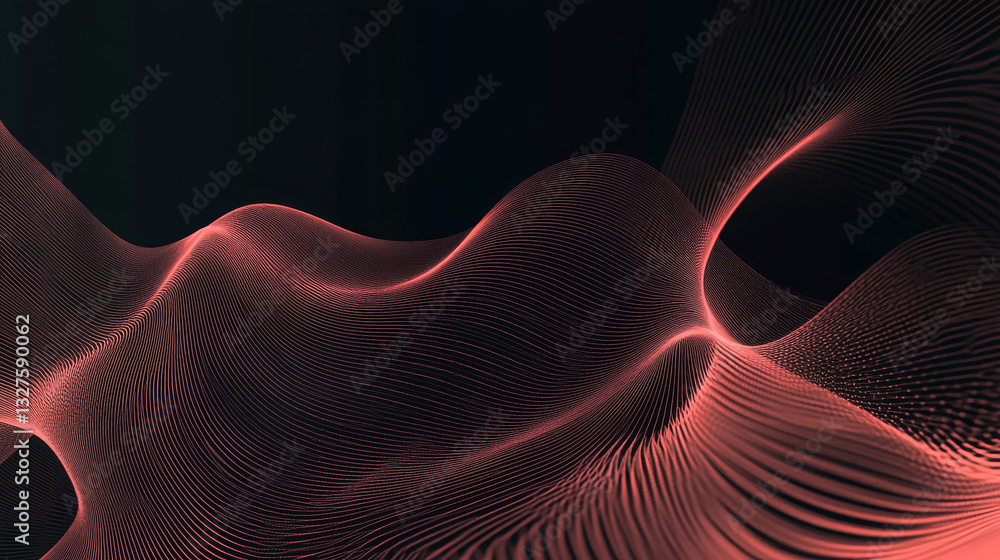 Poster vector digital music equalizer audio waves design template audio signal visualization signal illustr