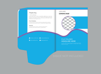 Marketing Presentation Folder Design