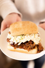 pulled pork sandwich