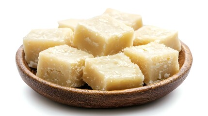 Barfi indian sweet dessert food isolated