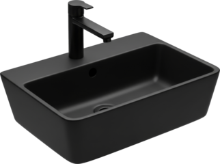 Kitchen Sink or Bathroom Sink, Drain, Faucet Isolated Transparent PNG