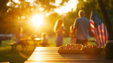 A warm Memorial Day BBQ honoring our veterans