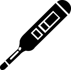 digital thermometer on white, fever, humane body