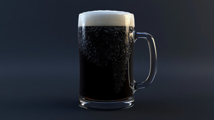 Alcohol beer vector illustration refreshment brewery and party dark beverage mug frosty craft drink.