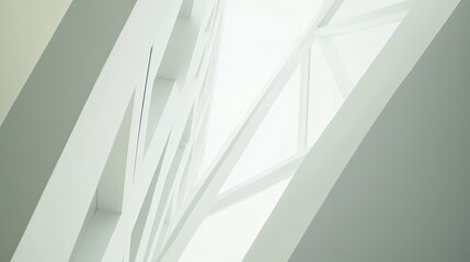 Fototapeta premium Abstract urban architecture minimalist design elements from a unique perspective