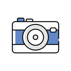 Retro Camera  Vector icon