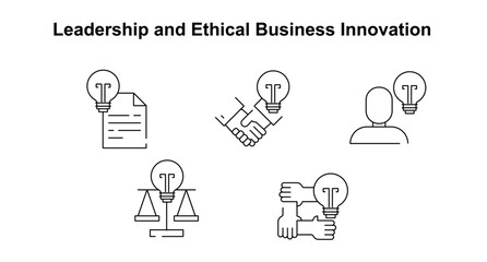 Leadership and Ethical Business Innovation. Leadership and Thought Innovation, Ethical Business and Legal Balance Innovation, Business Partnerships Innovation, Legal Documentation Innovation.