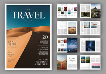 Travel Magazine Layout