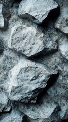 Stunning Gray Stone Wall Texture - A Close-up View of Majestic Rock Formations