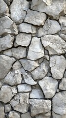 Stunning Gray Stone Wall Texture: A Detailed View of a Majestic Stone Structure