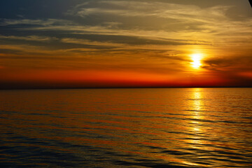 Obraz premium coucher de soleil splendide